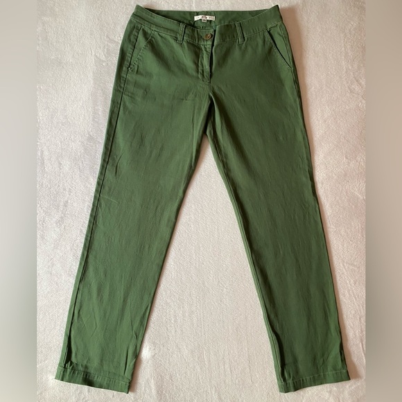 CAbi Pants - Cabi Cactus Green Coast Crop Slim Pant Size 10